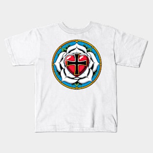 Lutheran Rose Kids T-Shirt